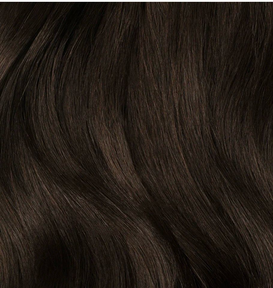 SAHAIR Slavic XO Nano extensions 20”- #2ash Classic Dark Brown- 100g