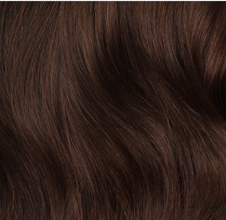 SAHAIR Slavic XO Nano extensions 20”- #2warm Classic Chocolate Brown- 100g