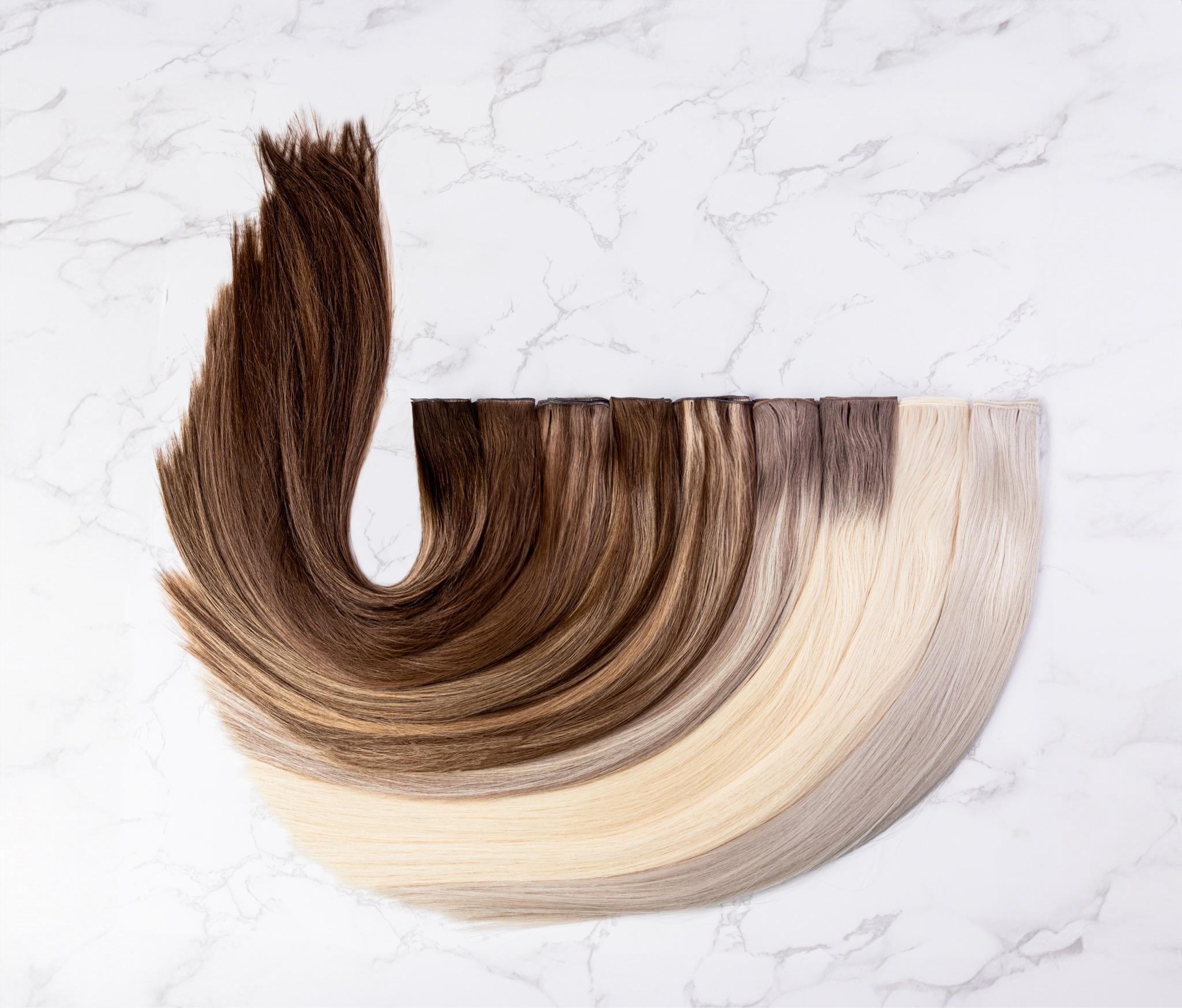 Sahair Slavic hair Genius Weft- BALAYAGE #2/12 60g