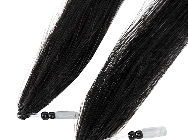 SAHAIR Slavic XO Nano extensions 20”- #1B Natural Black- 100g