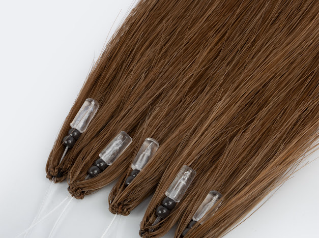 SAHAIR Slavic XO Nano extensions 20”- #4 Classic Chestnut Brown- 100g