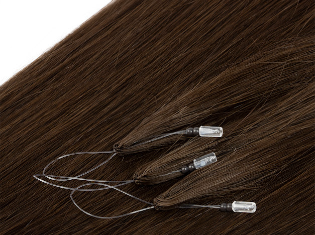 SAHAIR Slavic XO Nano extensions 20”- #2ash Classic Dark Brown- 100g