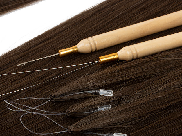 SAHAIR Slavic XO Nano extensions 20”- #2ash Classic Dark Brown- 100g