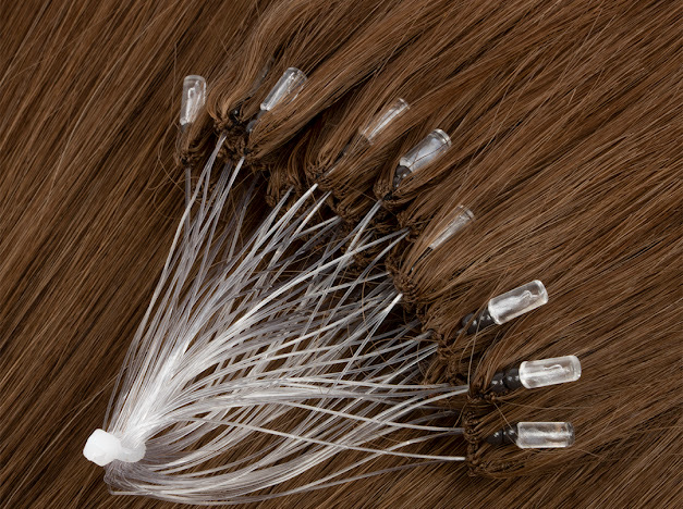 SAHAIR Slavic XO Nano extensions 20”- #4 Classic Chestnut Brown- 100g